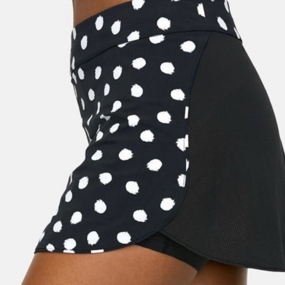 Outdoor Voices Black and White Polka Dot Skort - Picture 2 of 5